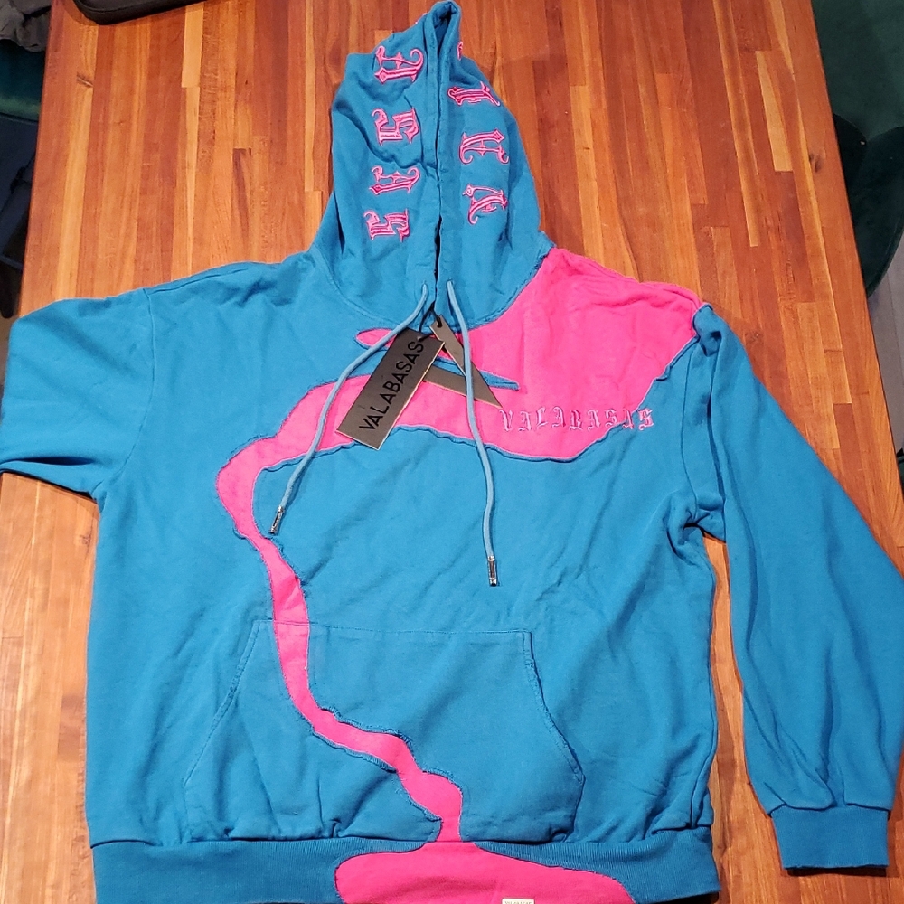 Valabasas 3D Paneled And Embroidered Hoodie NWT